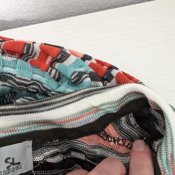Vintage M. Missoni zigzag stripe corset sleeveless sweater - Picture 8 of 9